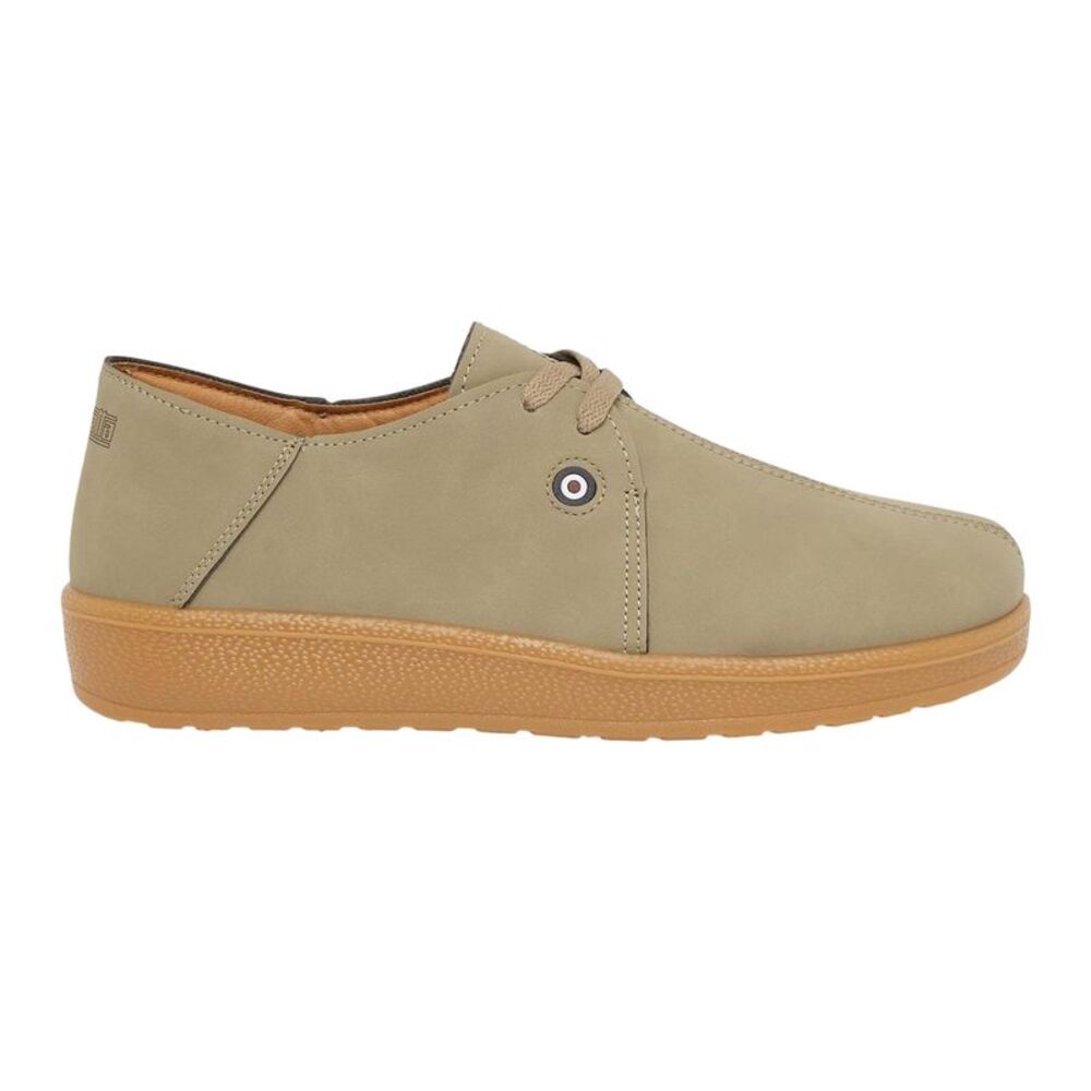 Lambretta Mens Logo Platform Sneakers / Sand